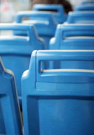 Image of bus seats relating the importance of having the right people in place as one of the 6 right things that enable great accountability