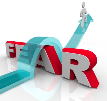 Image of man overcoming the fear of tracking to achieve success